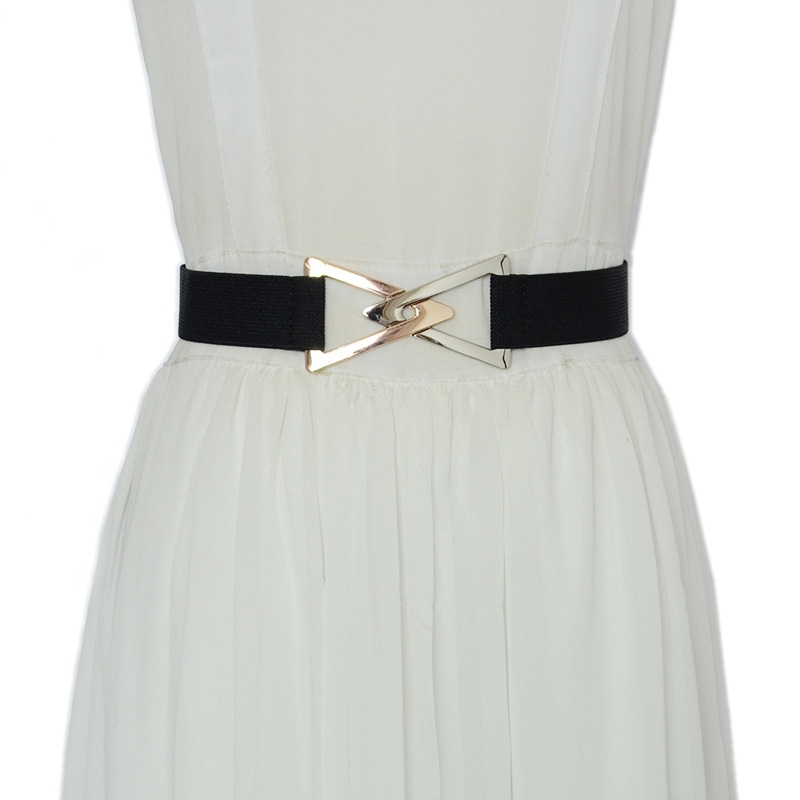

Designer belts 2023 Elastic Belt HOT Black Waistband Wide Elegant Gold Buckle For Women Dress Cinto Wedding Cummerbunds Coat Lady