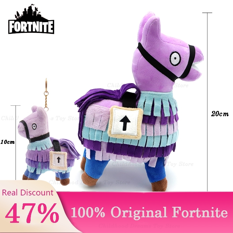 

20cm Plush Stuffed Doll Toy Fortnite Game Troll Stash Llama Soft Alpaca Rainbow Horse Toys for Kids Birthday Gift