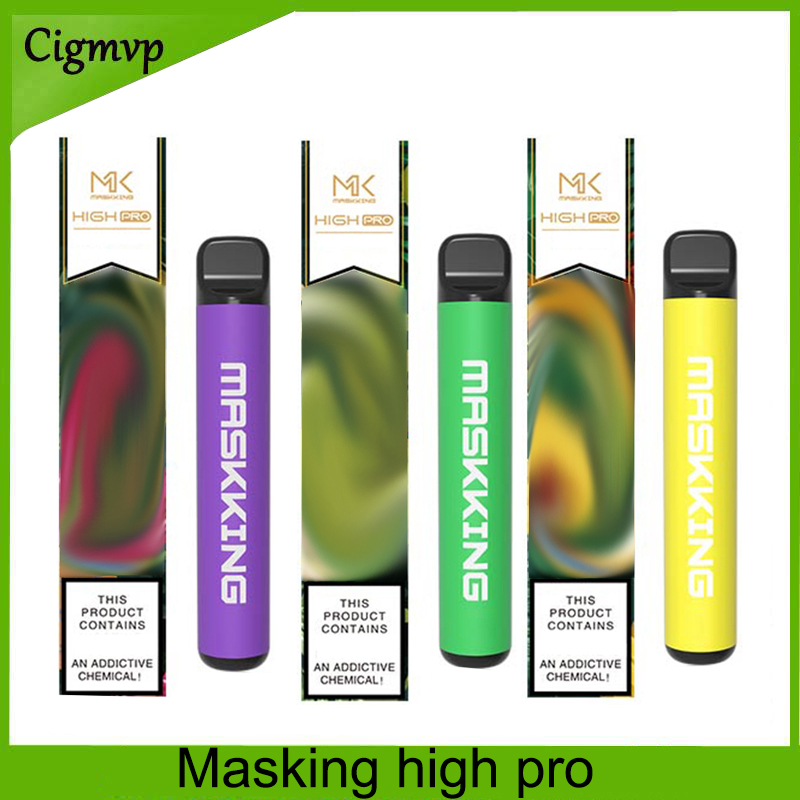 

Maskking High Pro E Cigarette Disposable Device US/Russia Version 1000 puffs 600mAh 3.5ml Cartridges VS Air Bar Max BANG XXL 0268219