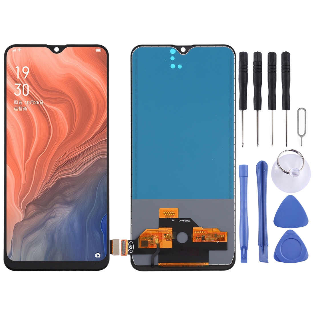 

panels TFT Material LCD Screen and Digitizer Full Assembly For OPPO Reno Z K5 Realme XT