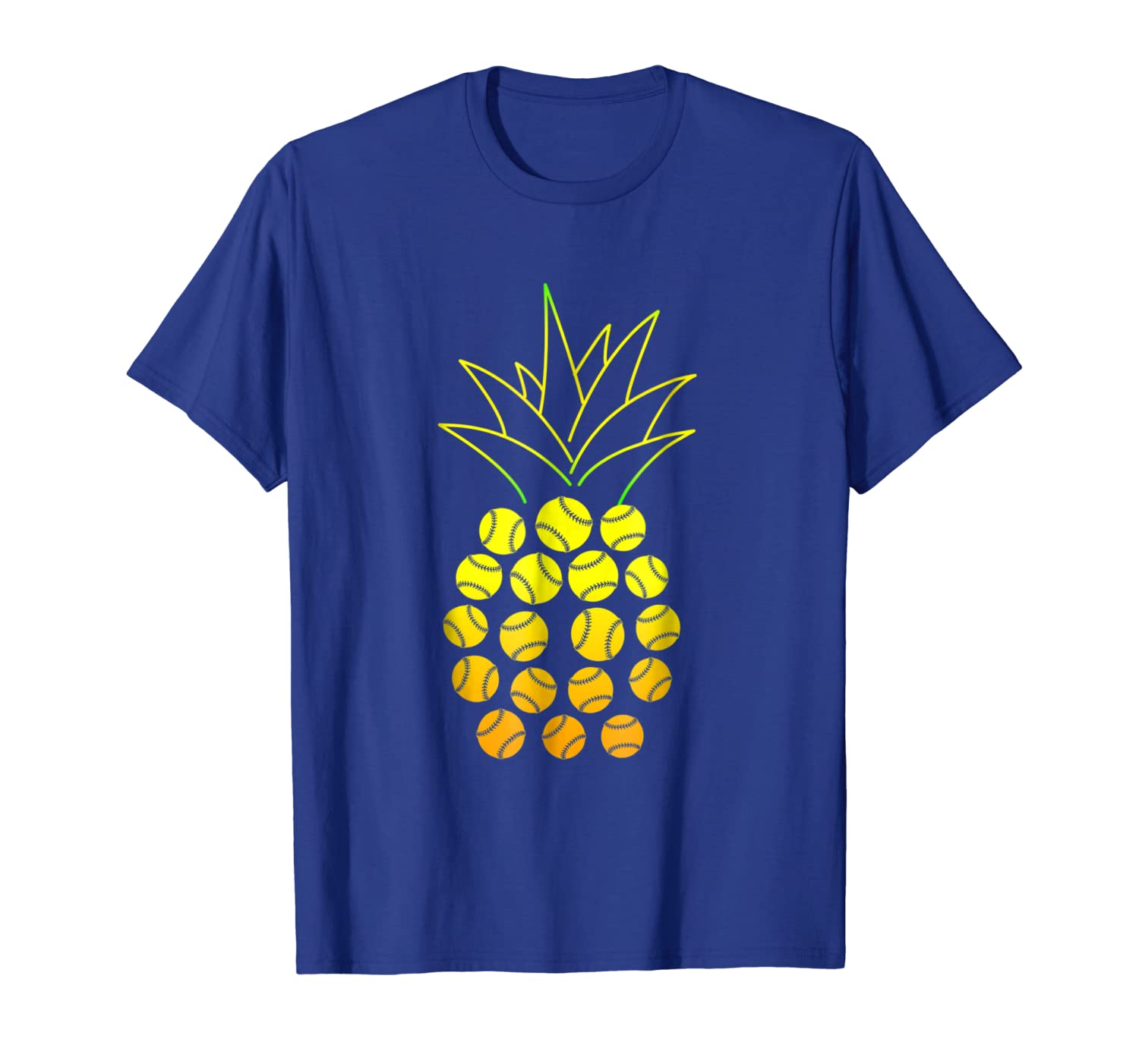 

pineapple softball tshirt pineapple lover softball lover, White;black