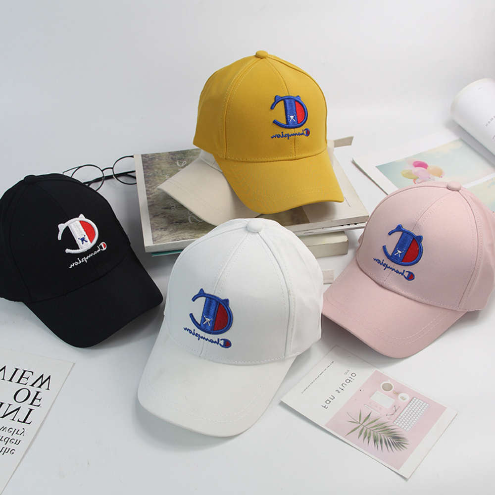 

Sun hat for children Spring children's Embroidered Baseball boy's sun visor girl's Cap baby's Beach Hat, Yellow