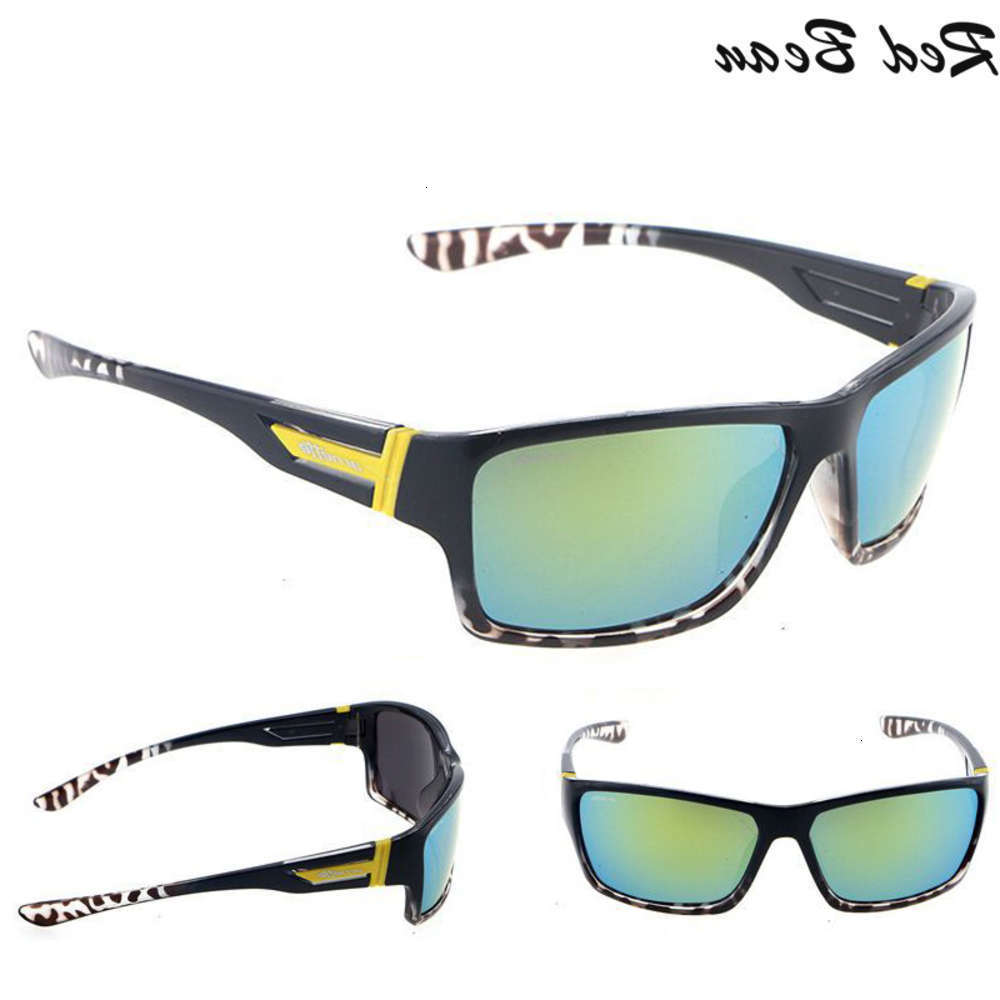 

Highend accessories Square Men Fire Dign Vintage Men's Sports Sunglass For men Driving Shad Eyewear UV, Black