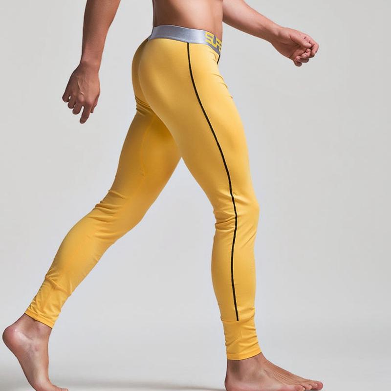 

Men's Sleepwear SBH006-1 Brand Sexy Cotton Healthy Medium Thickness Long Johns Fashion Pants Warm Thermal Underwear Superbody, Gray
