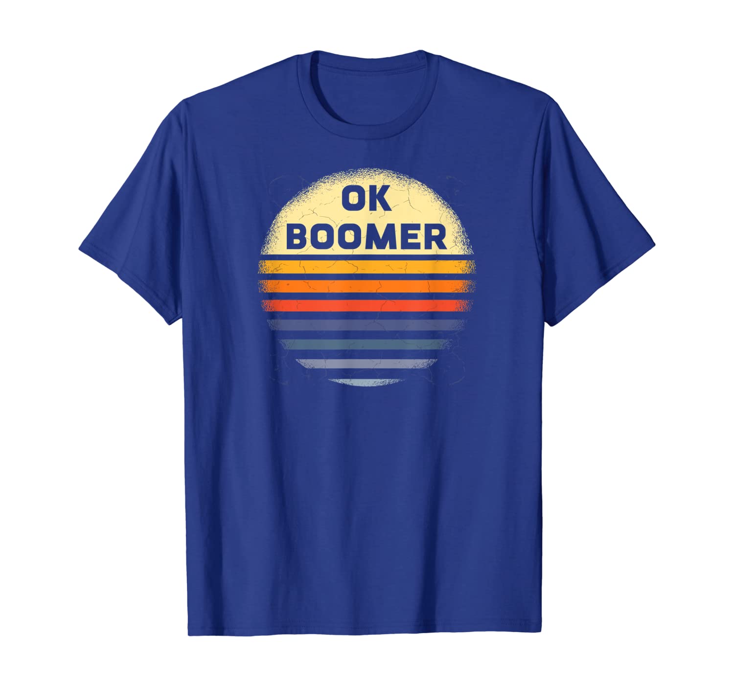 

ok boomer - vintage graphic t-shirt, White;black