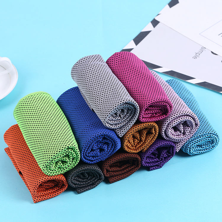 

Cooling Towel Quick Dry Ice Towels Enduring Summer Bath Shawl For Fitness Hip-hop Yoga Swimming Travel Gym 30*90cm WY1432, As picture