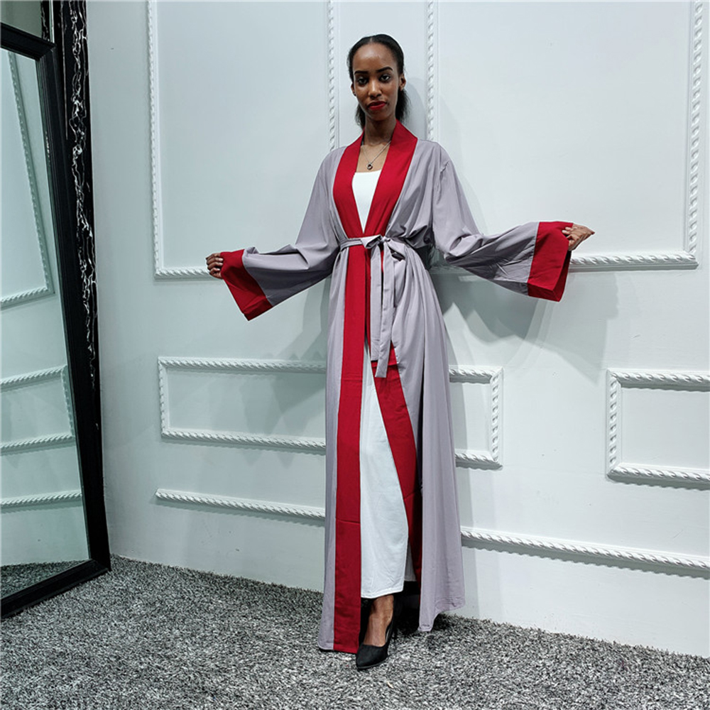 

Plus Size Women Ramadan Eid Abaya Kaftan Dubai Kimono Cardigan Muslim Dress Caftan Turkish Islamic Clothing Turkey Arabes Mujer