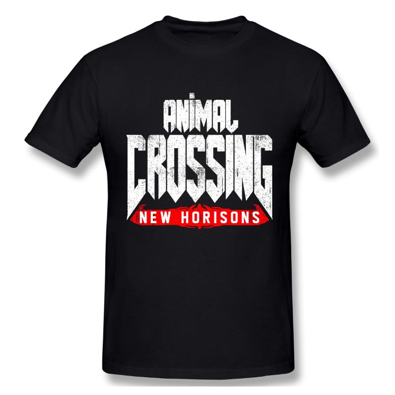 

Men' T-Shirts Doom Eternal Animal Crossing Tshirt Man T Shirt Woman, Black