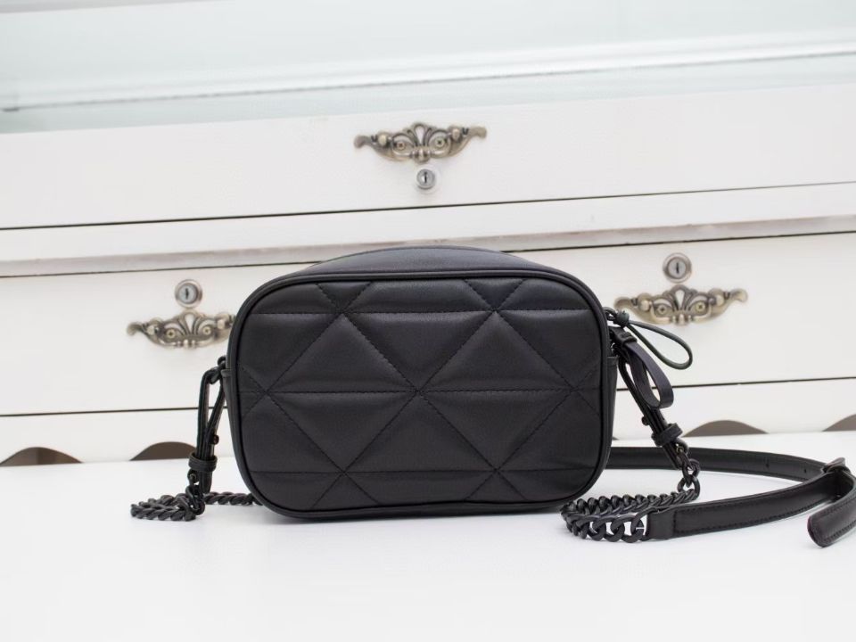 

Luxurys Designers genuine leather Bags The single shoulder handbag camera bag, Grey