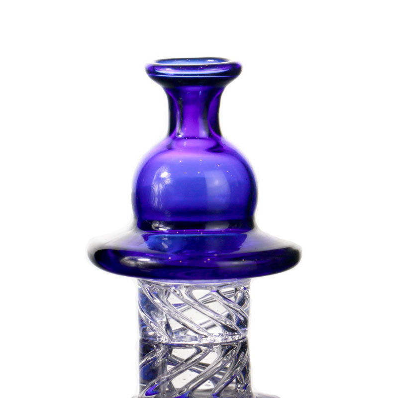 

Spinning Glass Carb Cap Hookahs accessories For 25mm flat top Dome with spin air hole Terp Pearl Quartz Banger Nail carbs caps