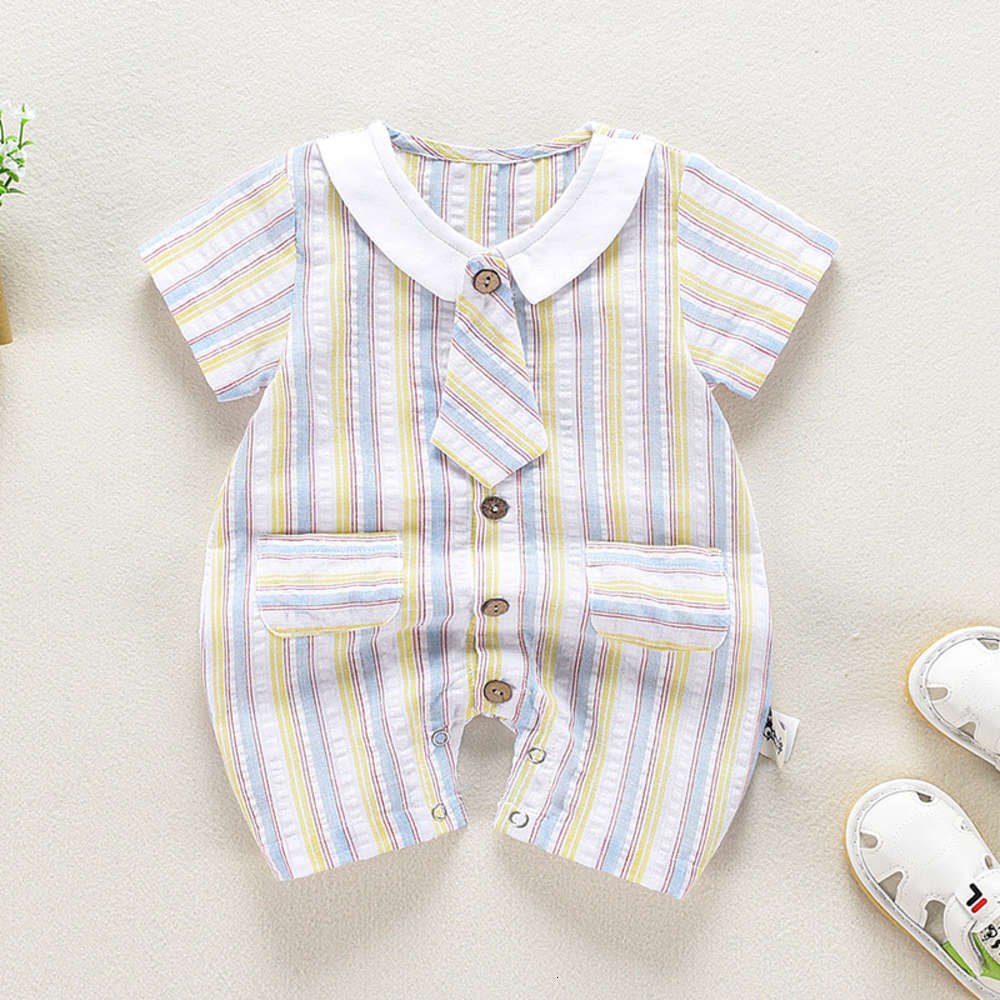 

Net red baby spring one-piece suit cute and autumn ha clothes 3 months 6 boys go out for children, White