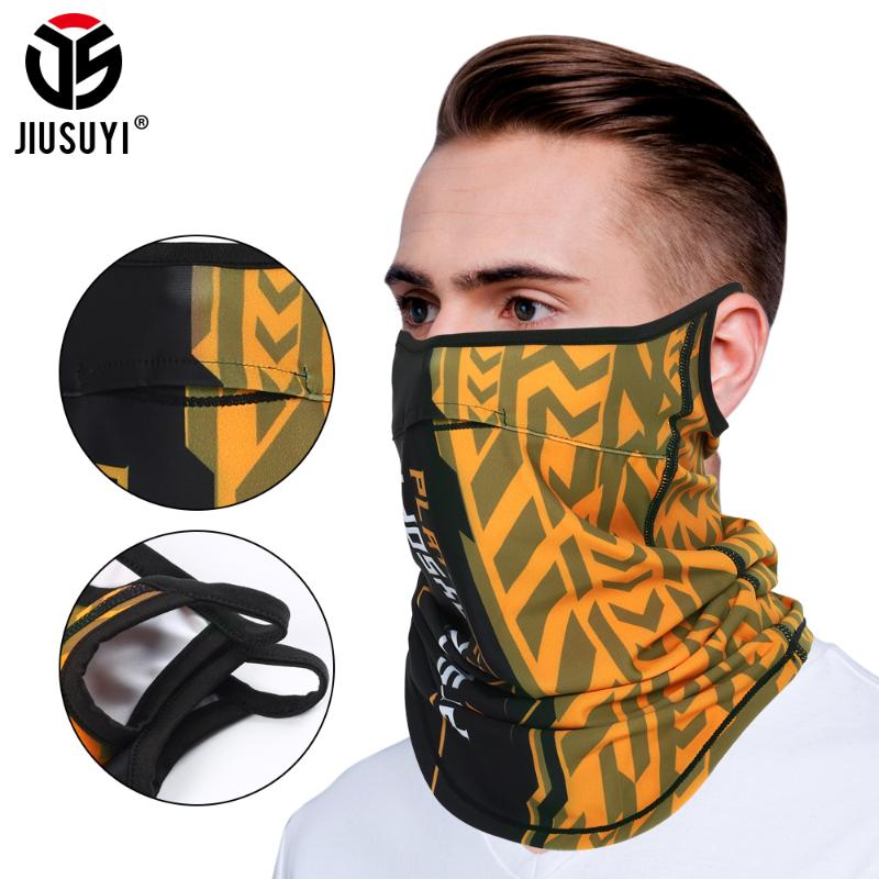 

Scarves Summer Cycling Bandana Half Face Cover Elastic Cool Scarf Sun Protection Breathable Outdoor Windproof Tube Neck Gaiter Men Women, Blue;gray