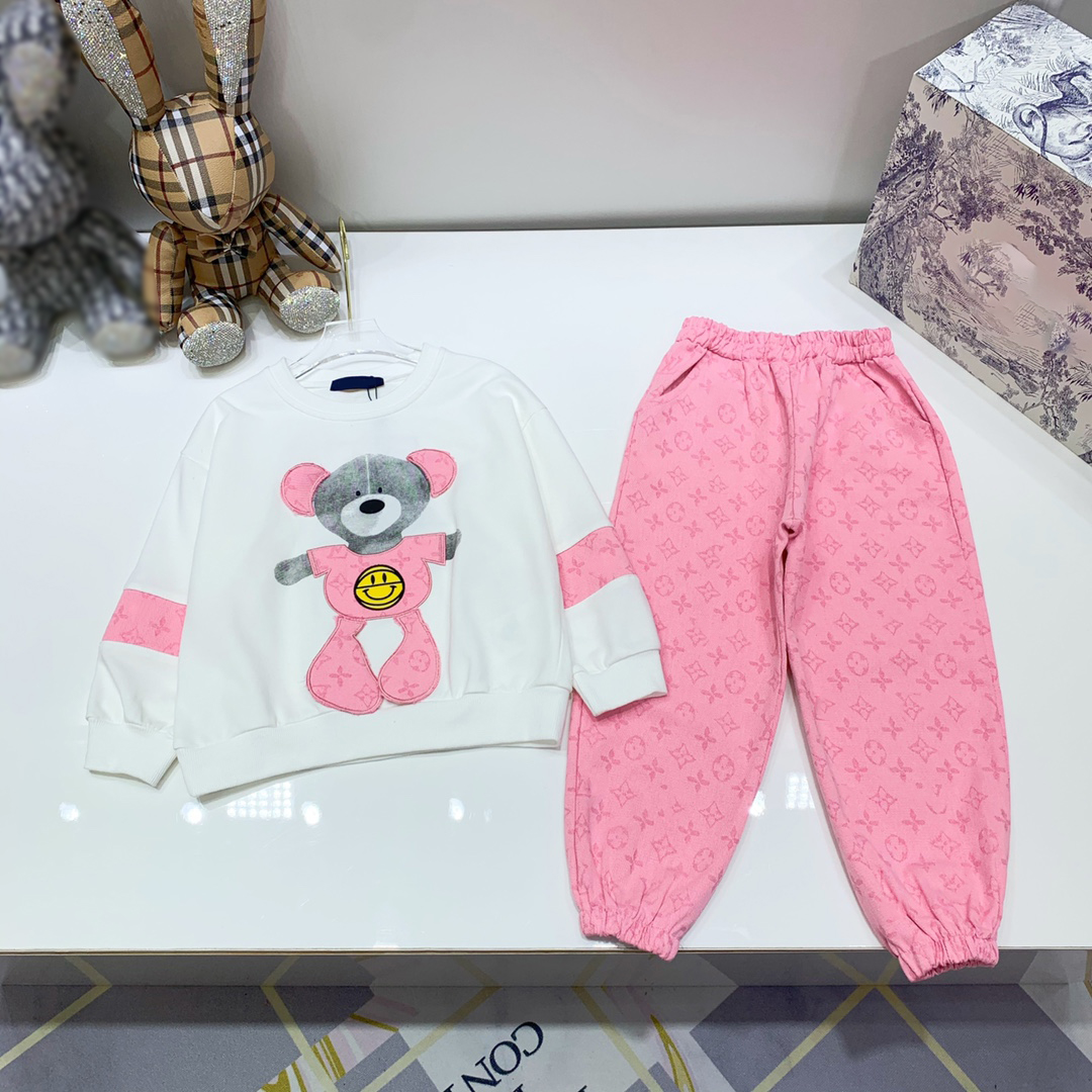 

designer hoodies girl kid Clothing Sets Baby & Kids Clothing pullover+trousers winter warm lady suit brand girls cotton jackets with skirt long sleeve tees size 100-150, 18