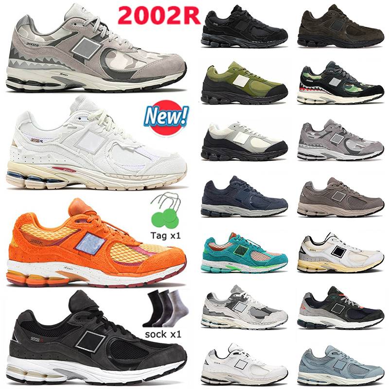 

Newest 2002R Running Casual Shoes BB2002R Protection Pack Sea Salt phantom light grey black camo Water Be The Guide Designer Sneakers Men Women OG Trainers 36-45, C13 peace be the journey 36-45