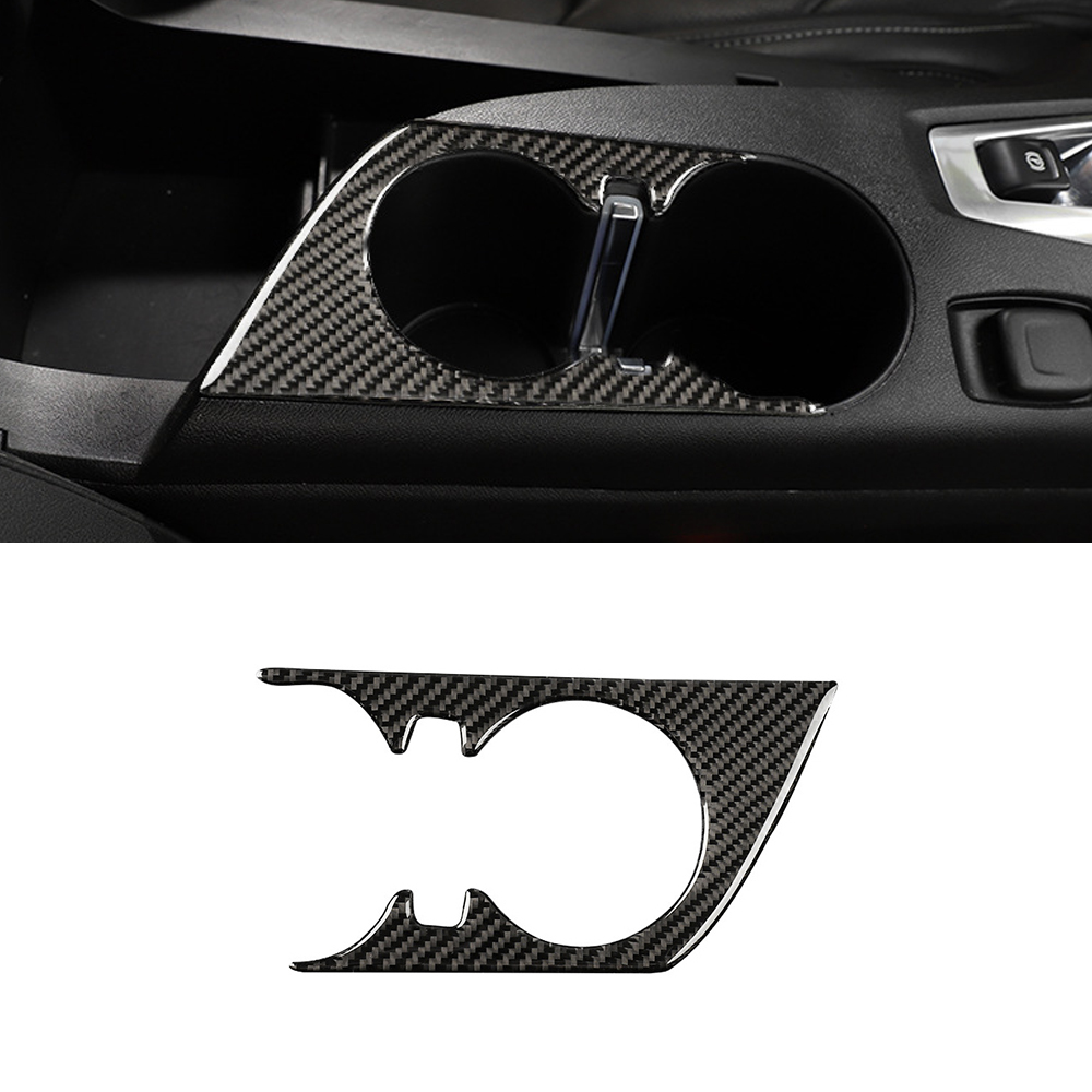 

For Chevrolet Camaro 2016-2021 Carbon Fiber Auto Car Accessories Center Cup Holder Pad Cover Sticker Trim Interior Decoration