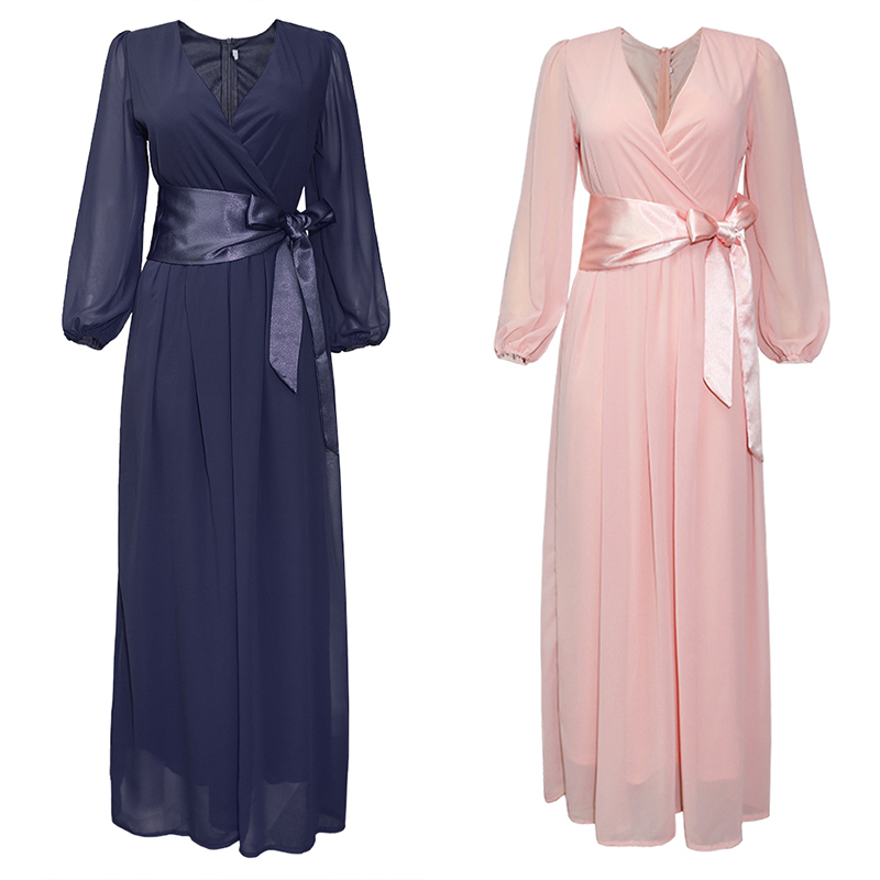 

2021african dresses for women 2021 spring summer long sleeve chiffon dress muslim fashion abaya elegant ladies kaftan clothing, Red