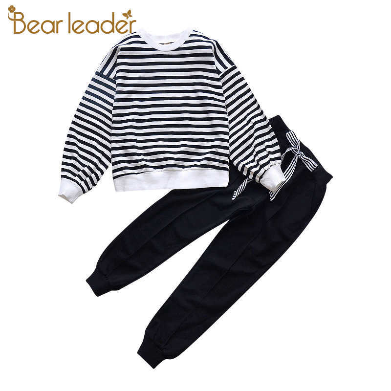 

Bear Leader Autumn Teens Kids Girls Clothes Fashion Pullover Trousers 2pcs Suit Children Clothing for Girls Sportswear Set 4-12Y 210708, Ah3547black