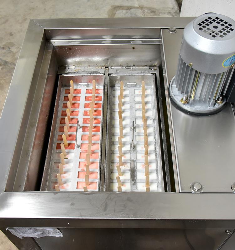 

Ice Cream Making Machine Brazil Type Turbo 304 Stainless Steel 2-12 Molds Commercial Automatic Stick Popsicle CFR BY SEA