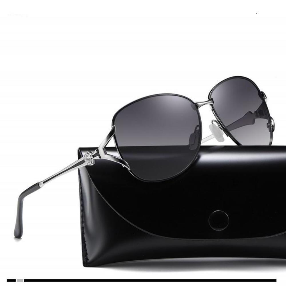 

Oversized Polarized Sunglasses Oval Sun Glasses Brand Designer UV400 Shades for Women Gafas De Sol Mujer New Arrival 20201, Black