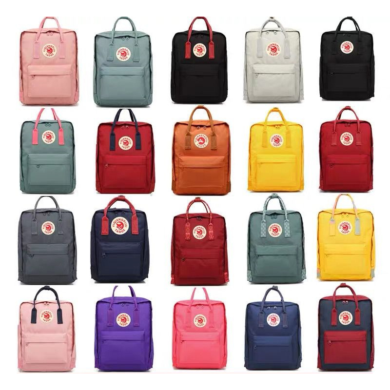 

New Fjallravan Kanken Unisex Classic Mini 7L/16L/20L Daily Backpack Kanken Fjallrave Backpack School Backpack vinylon-F Material Waterproof