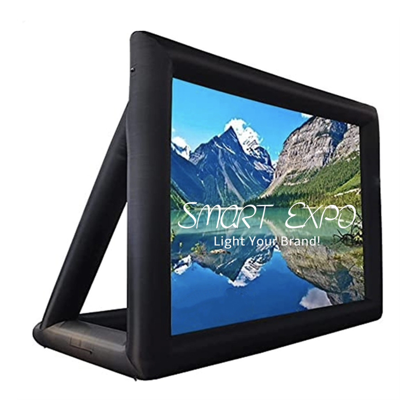 Blow Up Mega 18.7ft Inflatable Movie Screen Instant Cinema TV Projector Outdoor Use-image-736804325