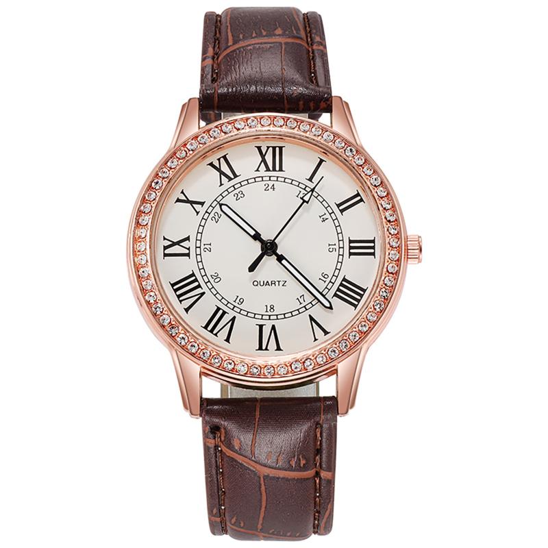 

Bangle Watch Female Quartz Ladies Retro Luminous Belt Diamond-Studded Bracelets
