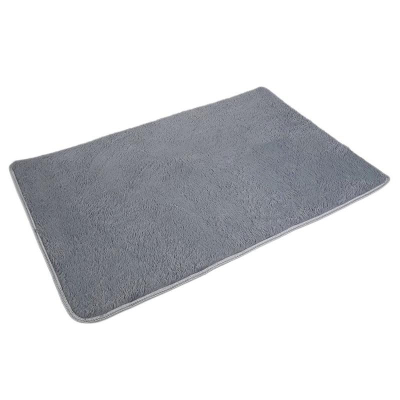 

Carpets 14 Colors House Living Room Bedroom Polyester Fiber Floor Rug Carpet Anti-Skid Shaggy Area Mat Drop