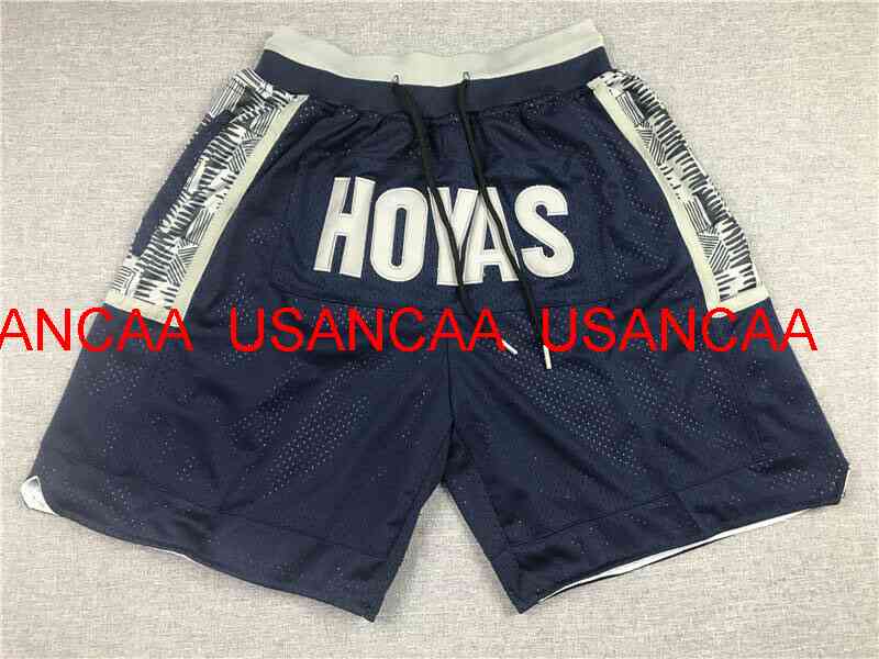 

New Georgetown HOYAS Men's Dark Blue Basketball Shorts Size:S-XXL, Navy