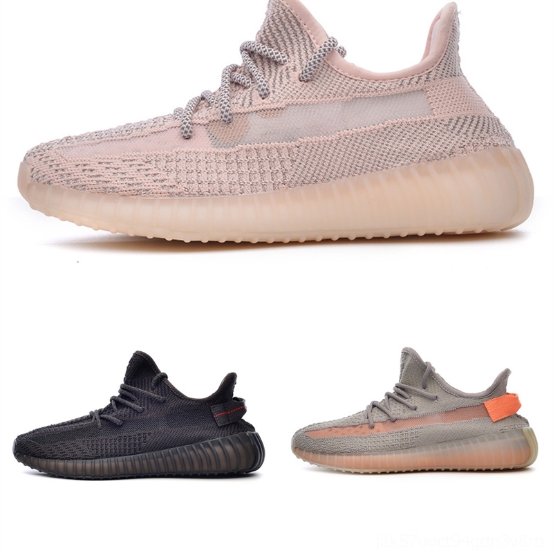 Eliada Cinder Shoe 350 boost Tail Light Desert Sport black 350 Cloud Running Reflective Sneakers KanyeWest Men Women White Shoes Static-image-699334114