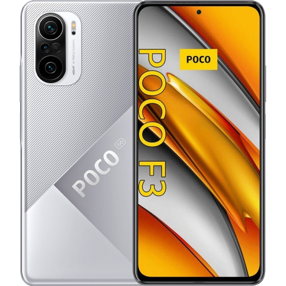 

Xiaomi POCO F3 5G SmartPhone 6+128GB Snapdragon 870 Octa Core 6.67"120Hz E4 AMOLED Display Bluetooth Moonlight Silver