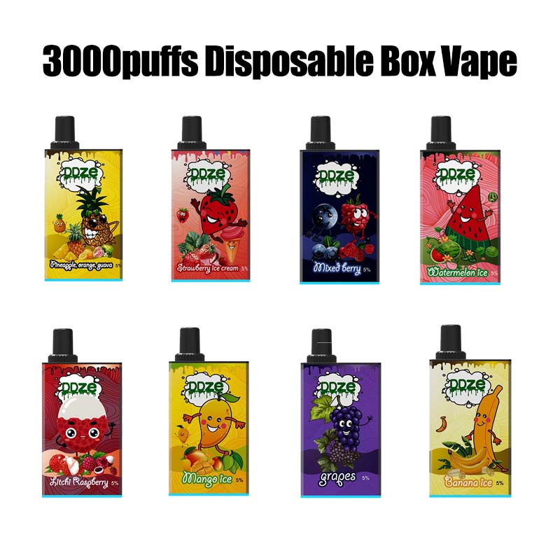 

Newest DDZE 3000 Puffs Disposable Vape Pod Cigarettes Device 1500mah Battery 11ml Cartridge Starter Kit pk Puff plus extra bang xxl EZZY Fast Shipping