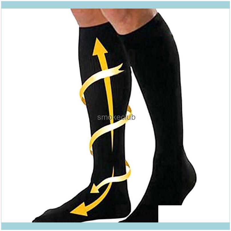 

Athletic As Sports & Outdoors Outdoor Anti-Fatigue Knee High Stockings Compression Support Sport Exercise Women Socks Drop Delivery 2021 Gsz, Black