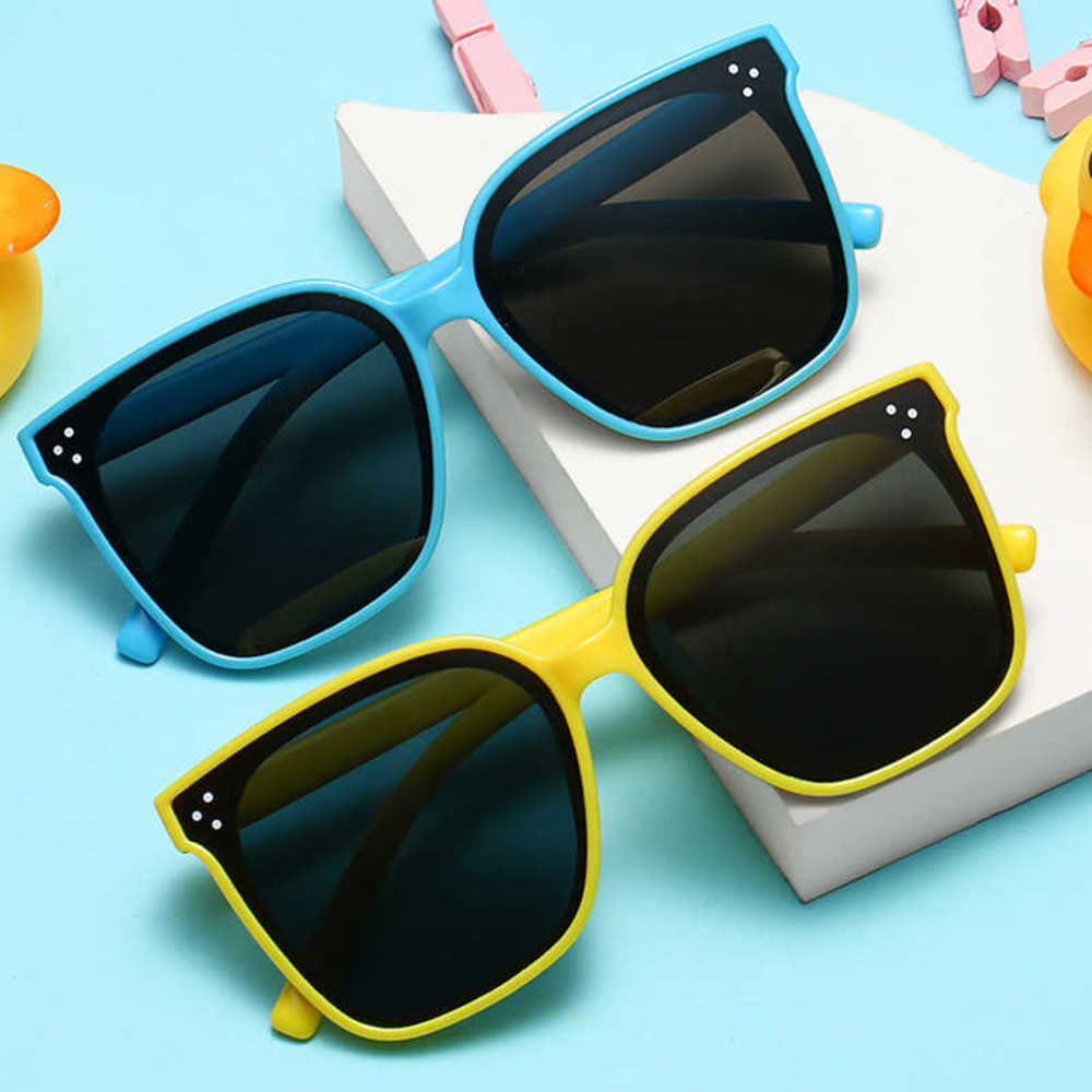 

GM same fashion children's Sunglasses female polarized sunglasses ultraviolet glasses 19008, Blue