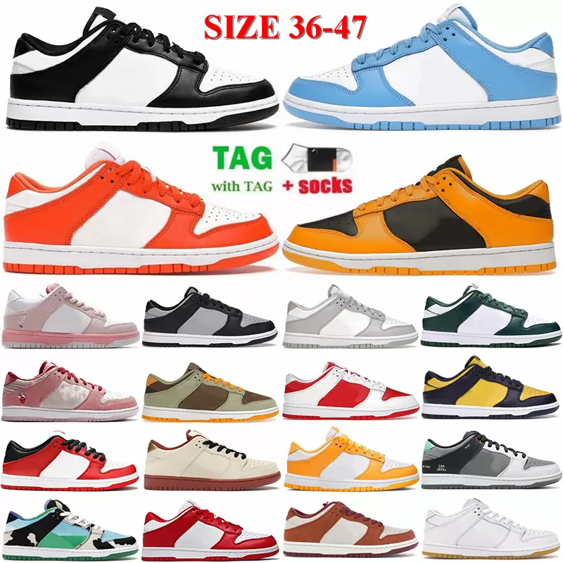 

Big Size 47 Running Shoes For Mens Womens Grey Fog Syracuse Green Glow Black White Chunky Coast UNC Low Skate Designers Sports Sneakers Trainers US 13 36-47