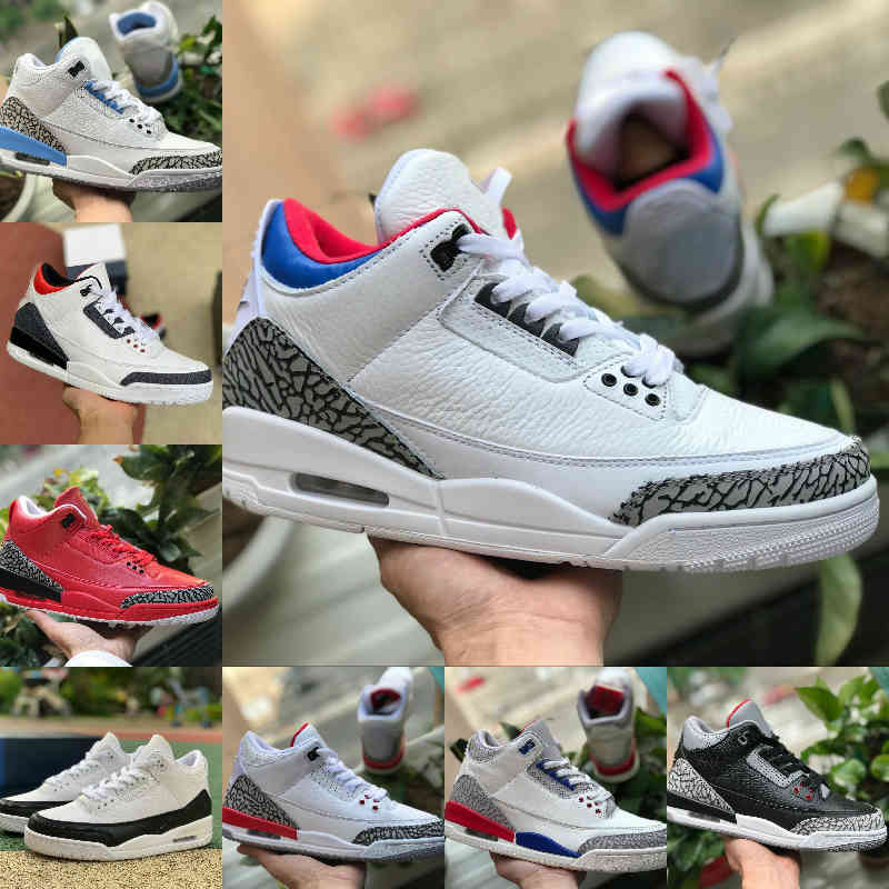 

Top Quality Racer Blue 3 3S Basketball Shoes Mens SEOUL Cool Grey A Ma Maniere Racer Blue Knicks Black Court Purple Fragment Blue Pure White