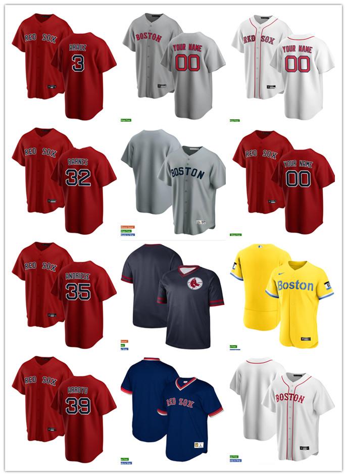 

Men Women Youth Boston Red Sox 35 Andriese Matt 39 Christian Arroyo 32 Matt Barnes 3 Jonathan Arauz Custom Baseball Jersey 2, Blue;black