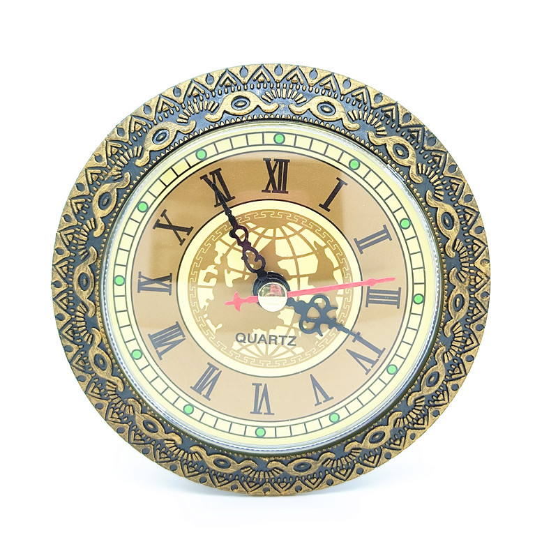 

Wholesale 5 Pieces Face Diameter 92MM Round Mini Quartz Clock Insert with Roman Numerals