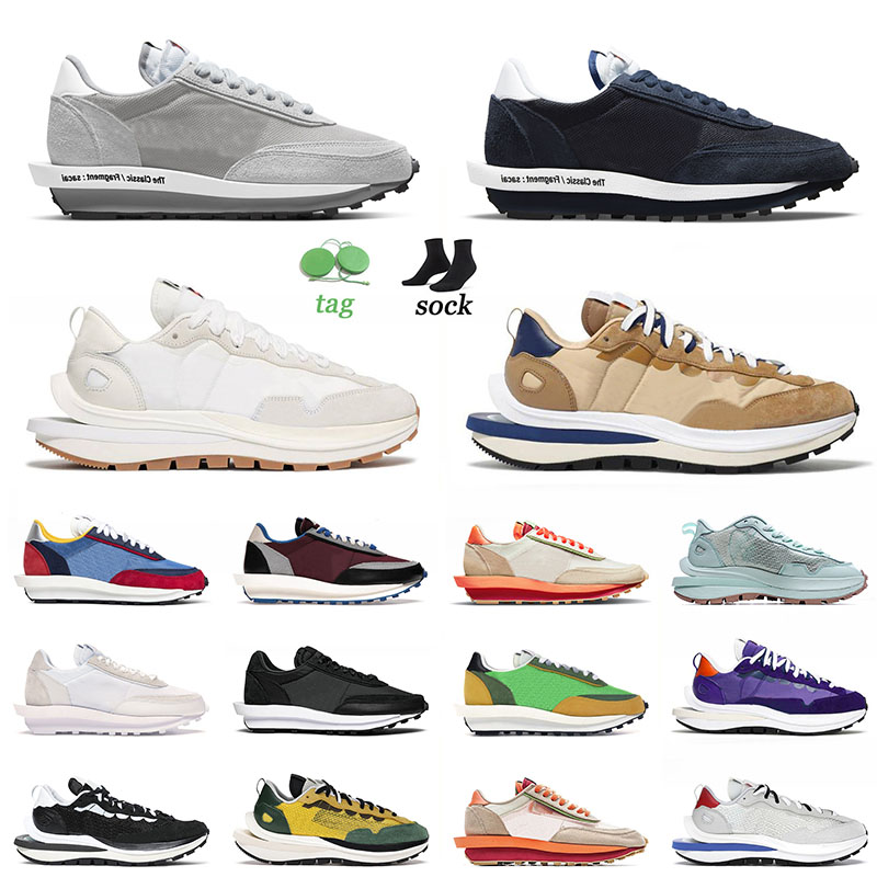 

Top Quality 2021 Sacais X Vaporwaffle Blazer Casual Shoes LDV ld Waffle Dark Iris Sesame Blue Void Nylon White Gum Neptune Green Platform Sneakers 36-45, C27 36-40