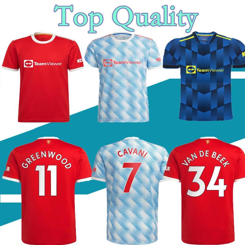 

XXXL 4XL 21 22 SANCHO RASHFORD soccer jersey 2021 2022 MANCHESTER POGBA CAVANI MARTIAL SHAW UTD VAN DE BEEK B. FERNANDES GREENWOOD football, 21-22 3rd