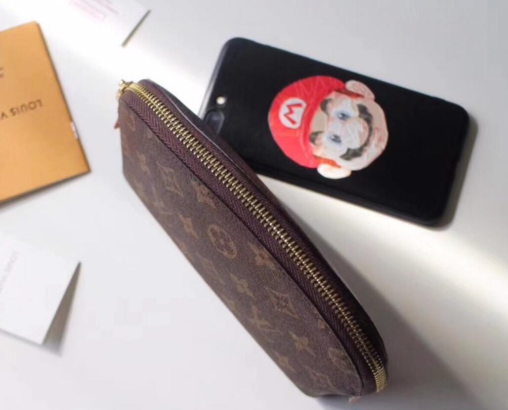 

high quality Louis bag vitton coin purse Leather women luxury Zip Purses top quality card holder Coin Pouches classic letter clutch, Red;black