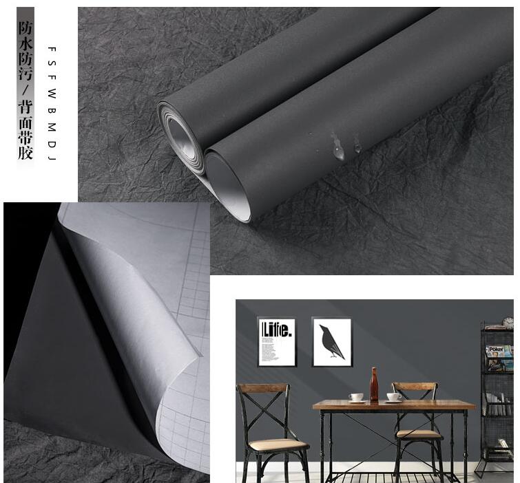 

Self-adhesive bedroom college waterproof wallpaper modern minimalist furniture renovation stickers wallpaper, Customize