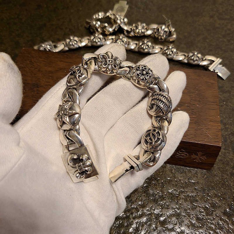 

Xinchao Brand All Guclo Element Bracelet Huang Zongze Luo Zhixiang Sherry Pair Bracelet Sterling Silver