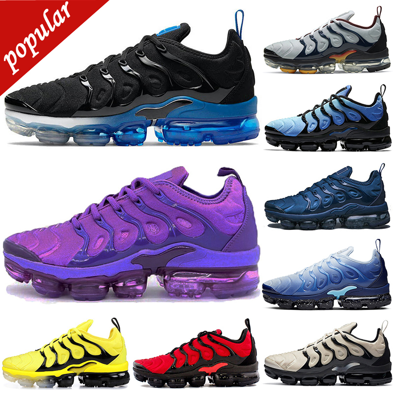 

wholesale tn plus running shoes for men women Triple Black White Cherry Fresh Atlanta Hyper Blue 038 Bred Pure Platinum mens trainers sport, Pink rise