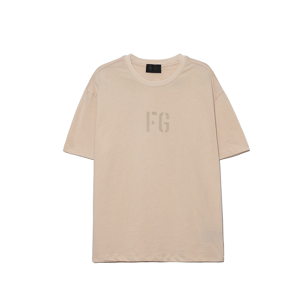 

2021 Fear og God double thread essentials pasted letter tide brand crew neck Tops Tee Crew Neck Fitted Tshirt oversized t shirt