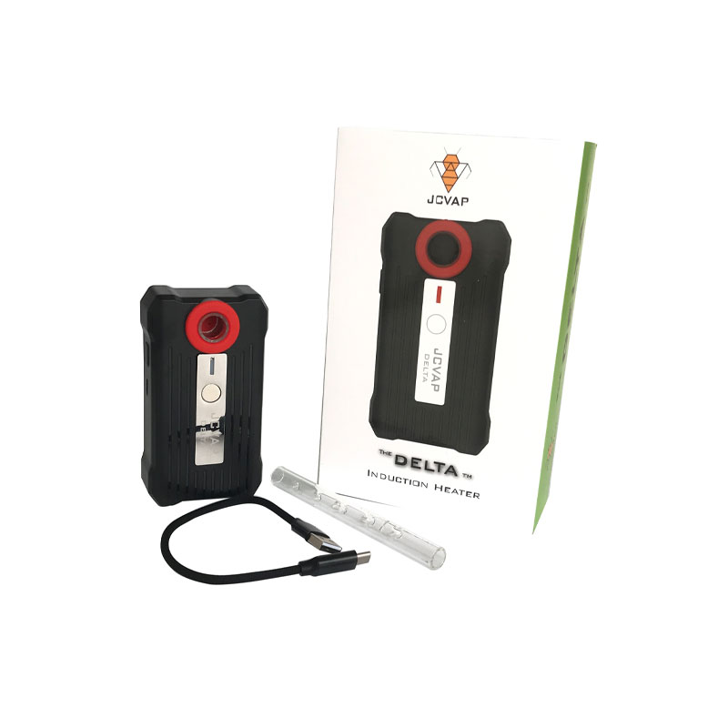 

Jcvap Delta Induction Heater Vapcap dynavap Vaporizer Smoking Accessory With Changeable Glass Pipe USB Charger Mirco-dose Analog Herb Vape
