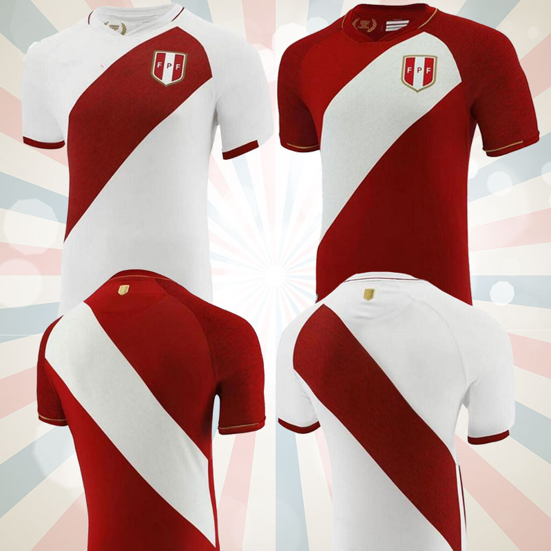 

2020 2021 PerÃº camisetas de fÃºtbol Home white Away Red GUERRERO FARFAN CUEVA LAPADULA LORES Peru Soccer Jerseys MEN Football Shirt Uniforms, Black;yellow