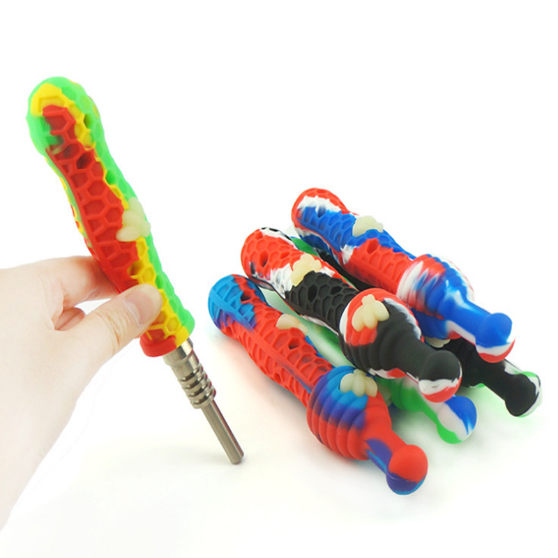 

Smoke Pipes Tobacco Pipes Silicone Mini Pipes For Smoking Cigarette Cigar Pipe Hand Pocket Oil Herb Burner Metal Pipe Accessories Wholesale