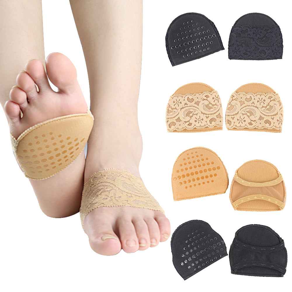 

Invisible Forefoot Pad Insoles For Shoes Women High Heel Flip-flops Pain Relief Non-slip Forefoot Shoe Insoles Inserts Foot Care, White;pink