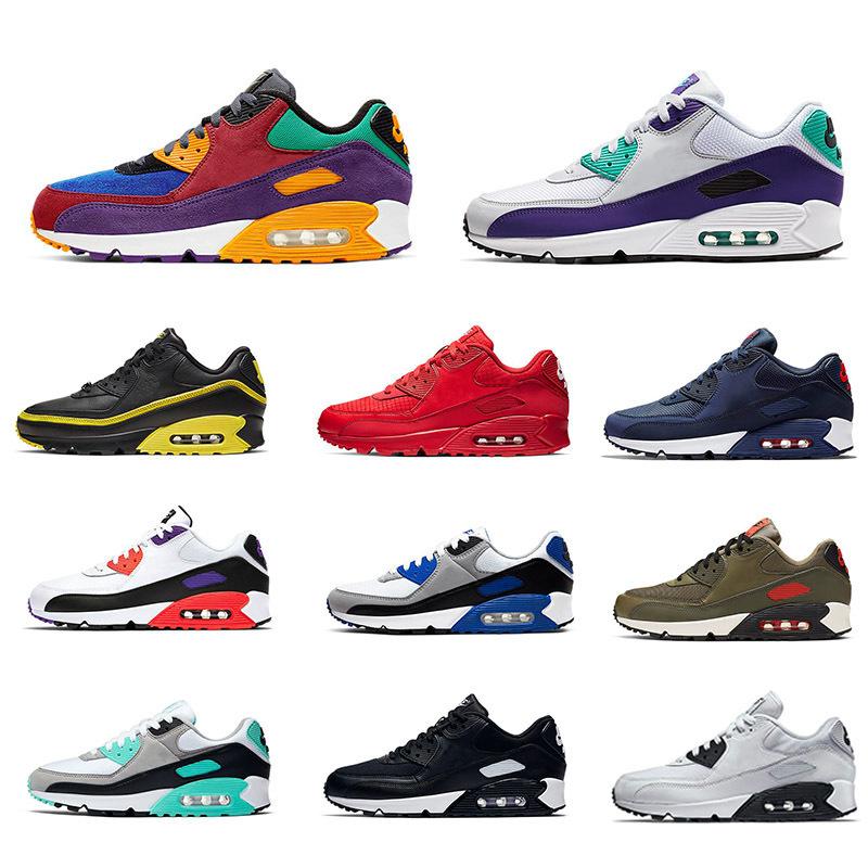 

Classic 90 Men Running Shoes Women Trainers USA Green Camo Infrared UNC Lime Laser Blue Rose Supernova Turquoise Outdoor Sports Sneakers Eur, 12