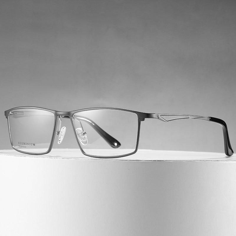 

Fashion Sunglasses Frames Aluminum Optical Glasses Frame Men Vintage Square Eyeglasses Women Myopia Prescription Spectacle Man Clear Eyewear